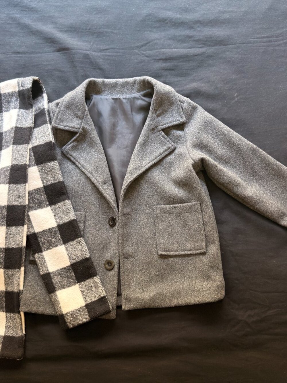 Shein Coat with Scarf
